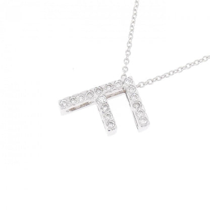 Au750 ダイヤモンド イニシャルF ネックレス