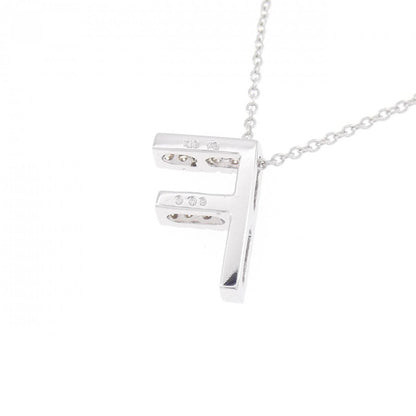 Au750 ダイヤモンド イニシャルF ネックレス