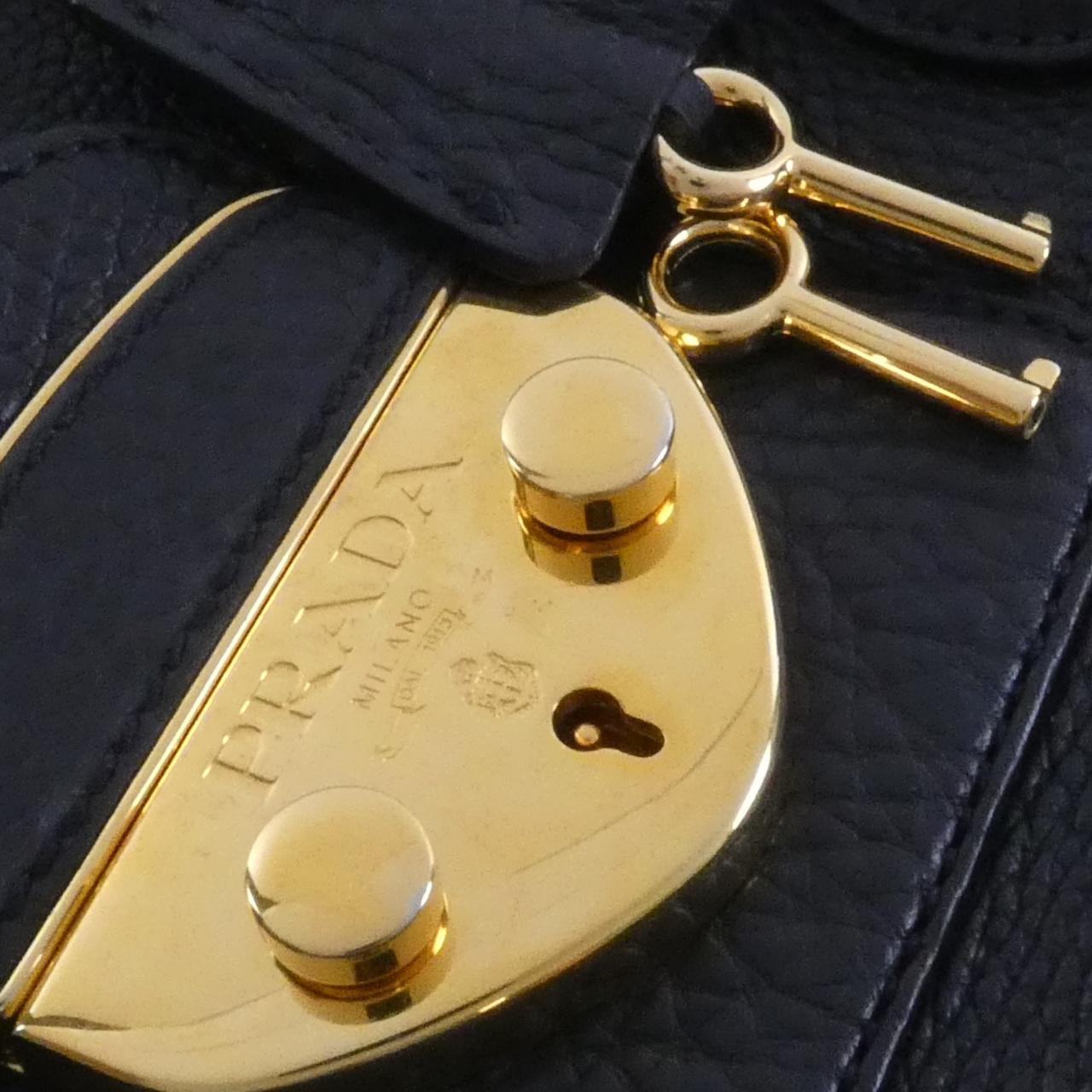 プラダ VIT.DAINO STRIPE ハンドバッグ