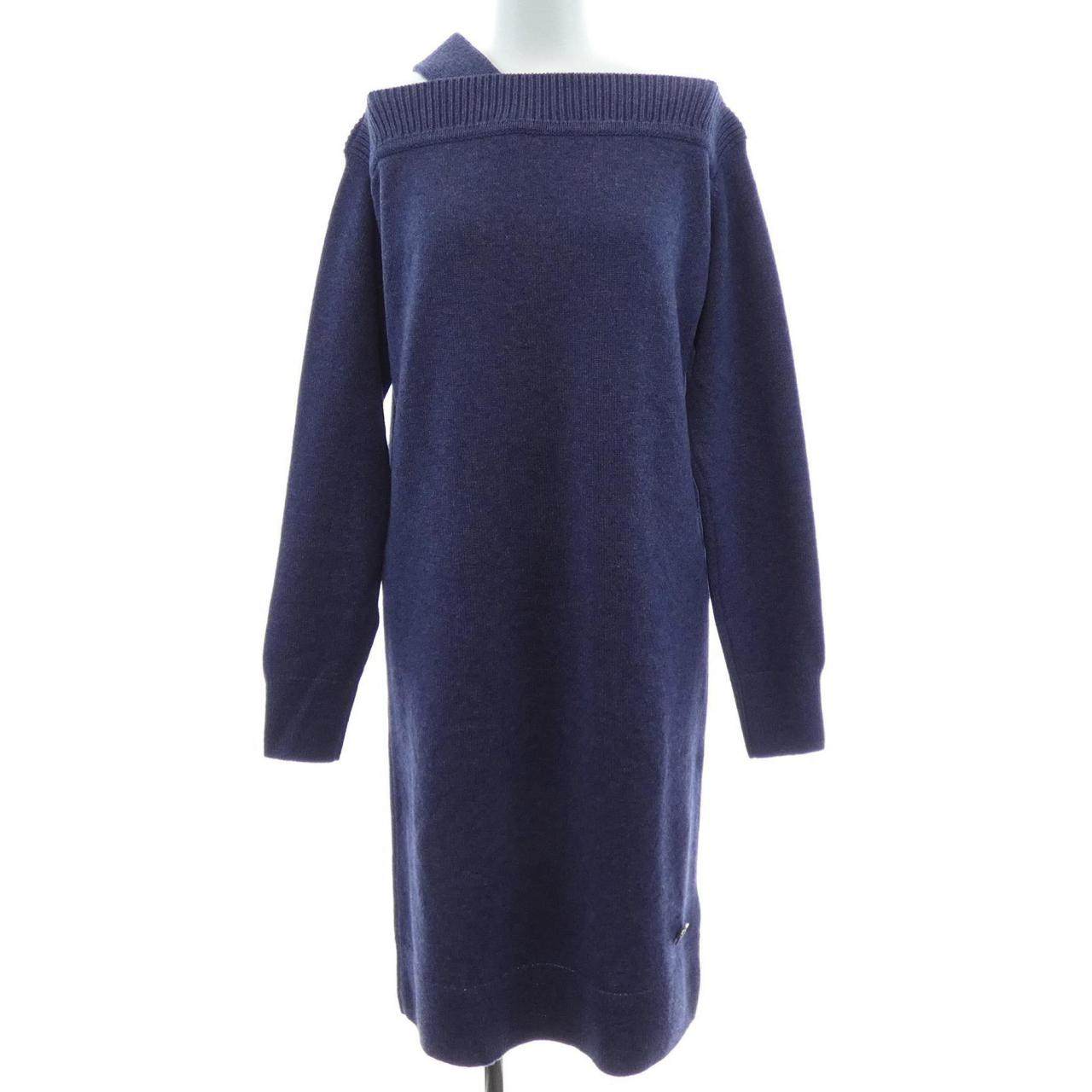 エルメス カシミヤ100%ワンピース