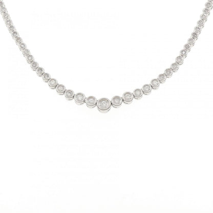 PT850 プラチナ 3.00CT ダイヤモンドネックレス