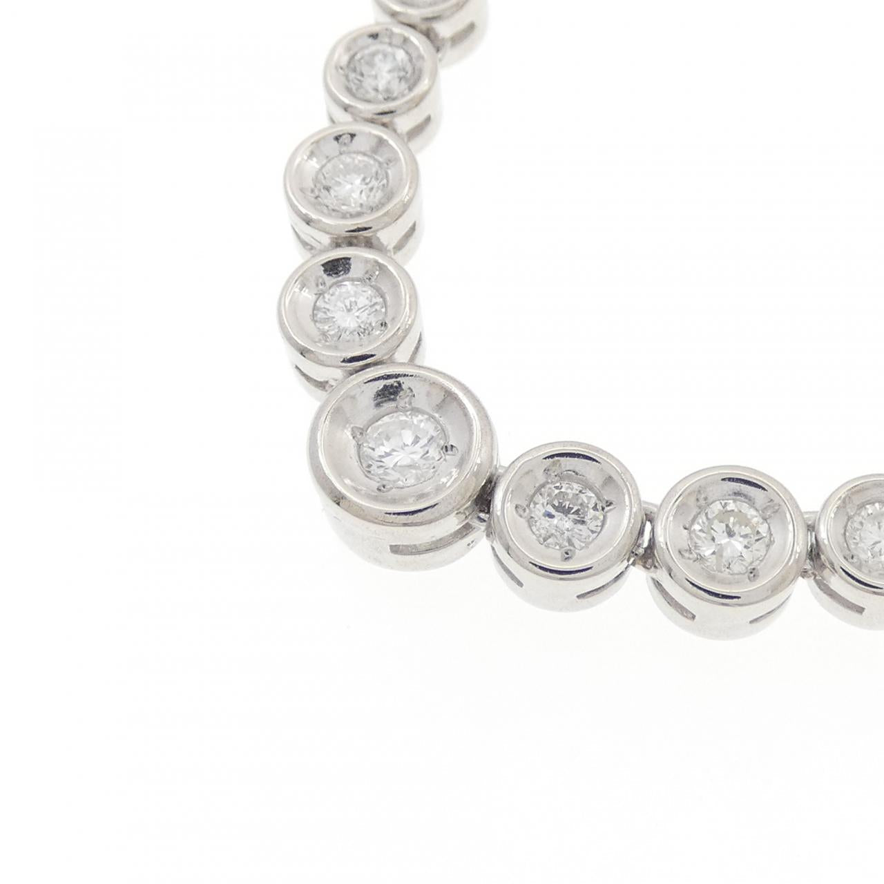 PT850 プラチナ 3.00CT ダイヤモンドネックレス