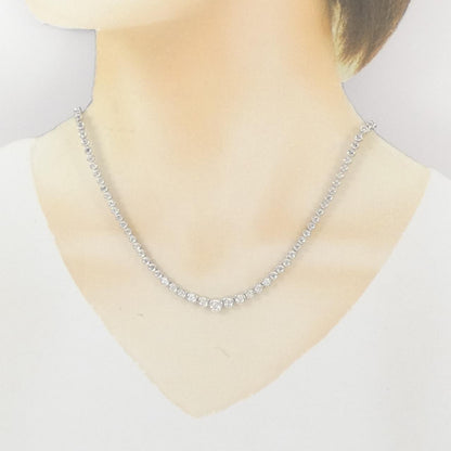 PT850 プラチナ 3.00CT ダイヤモンドネックレス