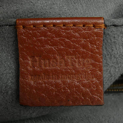 HUSHTUGレザーハンドバッグ