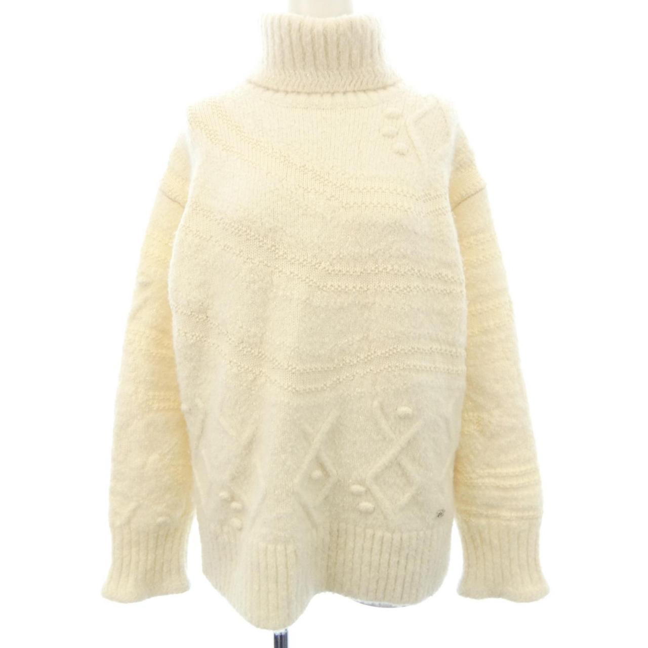 シャネル カシミヤ混ニット