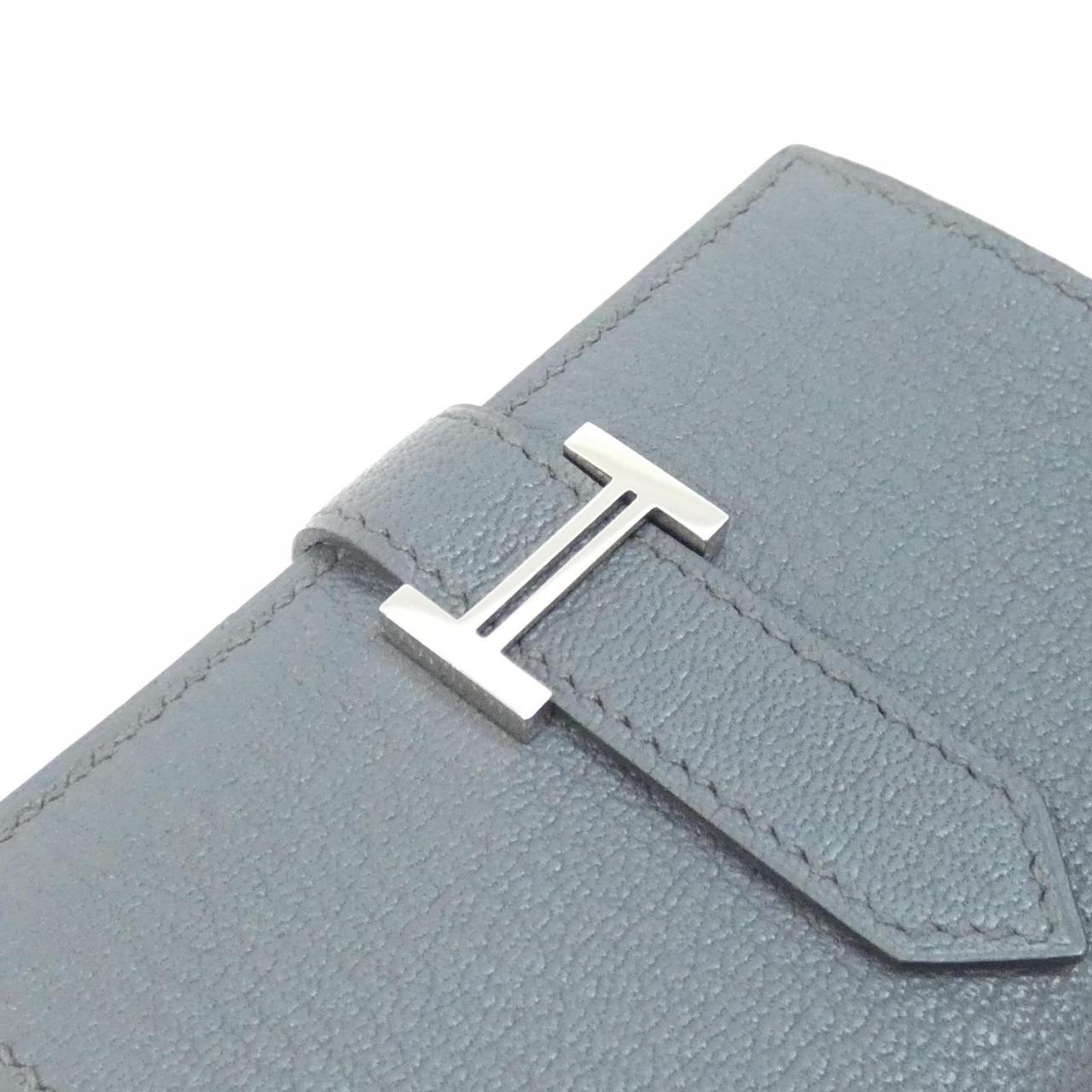 エルメス ベアンミニ シェーブル 二つ折り財布