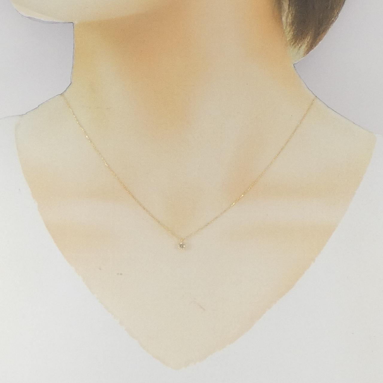 K18 ダイヤモンドネックレス