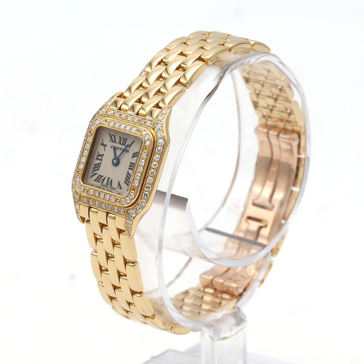 カルティエ ミニパンテール イエローゴールド クォーツ