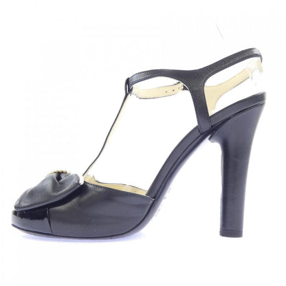 シャネル レザーパンプス