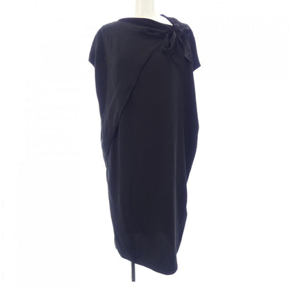エルメス DRESS WITH TWILLY COLLAR シルクワンピース