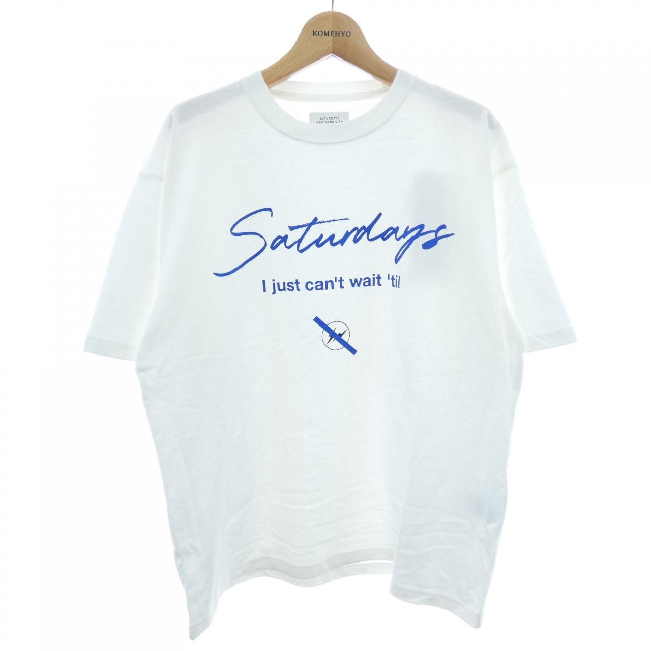 サタデーズフラグメントデザイン コットンTシャツ