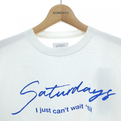 サタデーズフラグメントデザイン コットンTシャツ