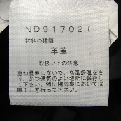 シュプリームザノースフェイス レザーダウンジャケット