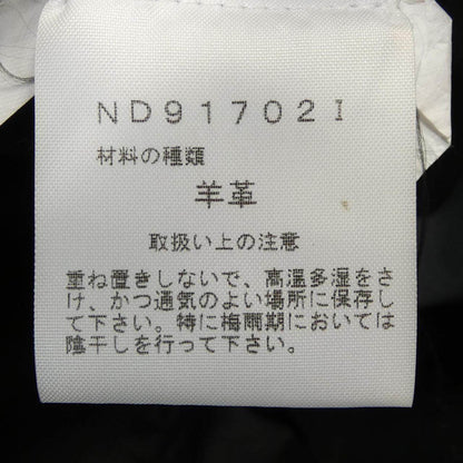 シュプリームザノースフェイス レザーダウンジャケット