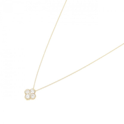 Au750 フラワー ダイヤモンドネックレス