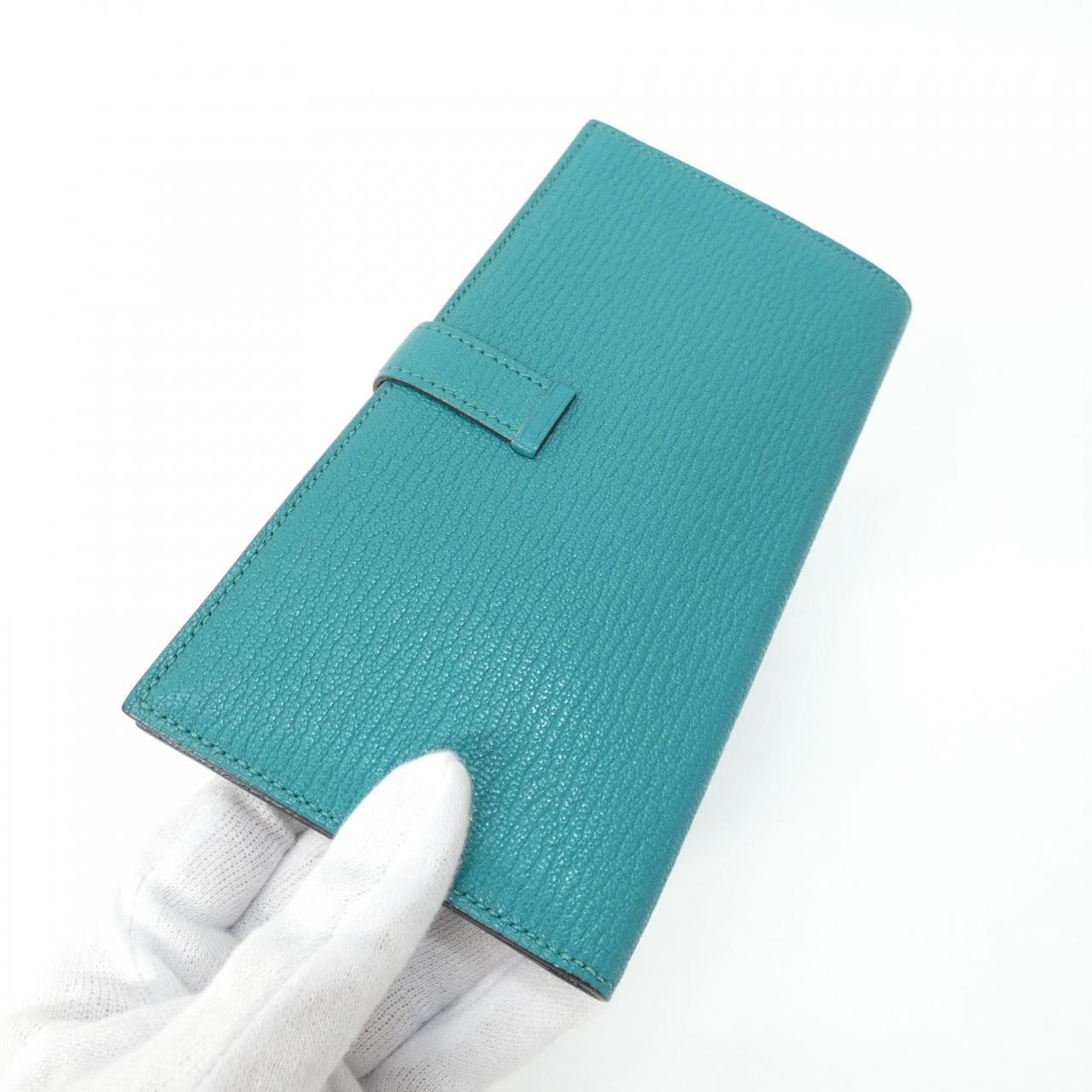 エルメス ベアンスフレ シェーブル 長財布