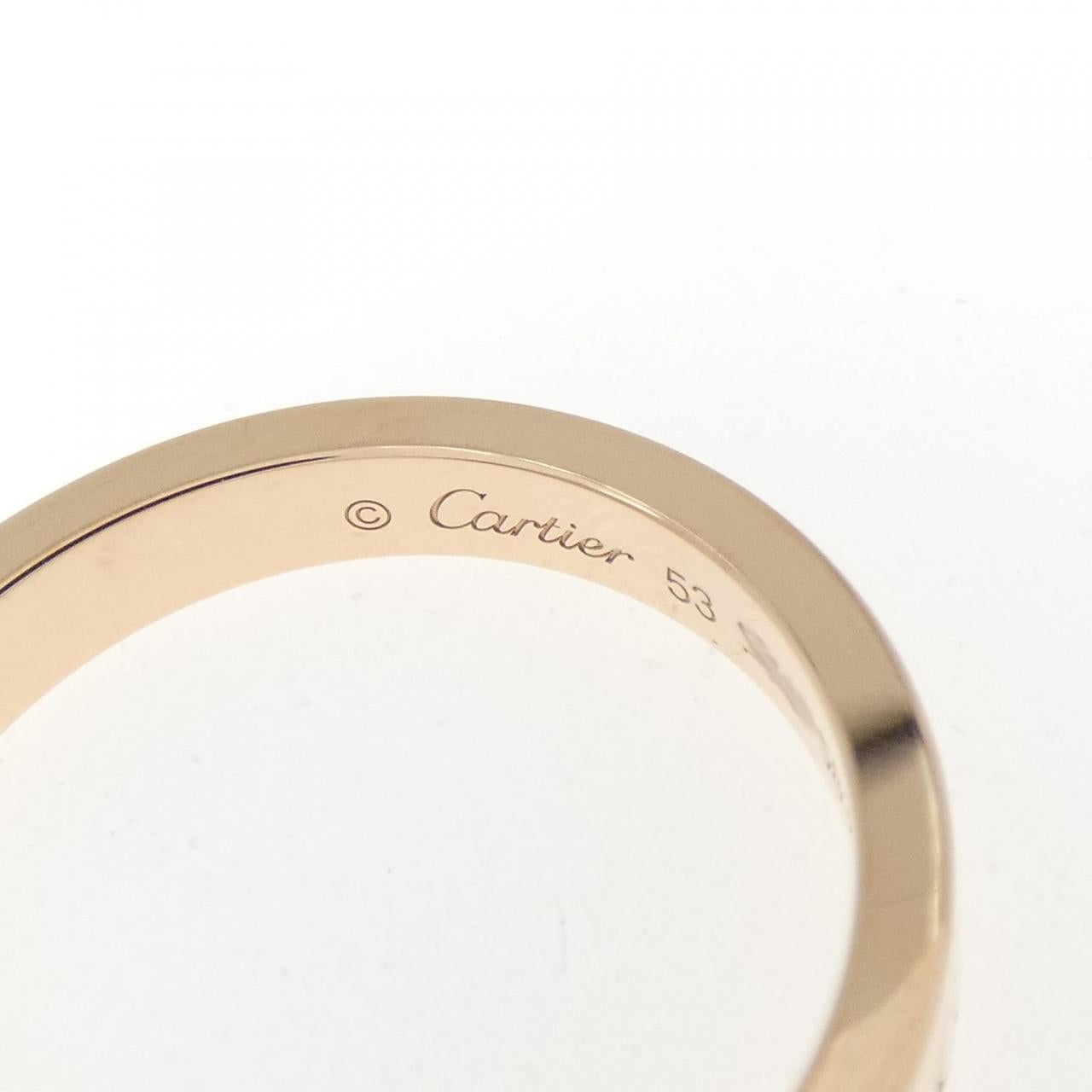 カルティエ ウェディング 1P 750ピンクゴールド リング 13号