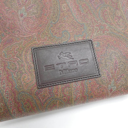 エトロ コーティングキャンバス トートバッグ