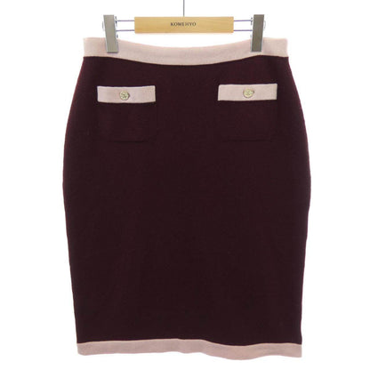 シャネル カシミヤスカート