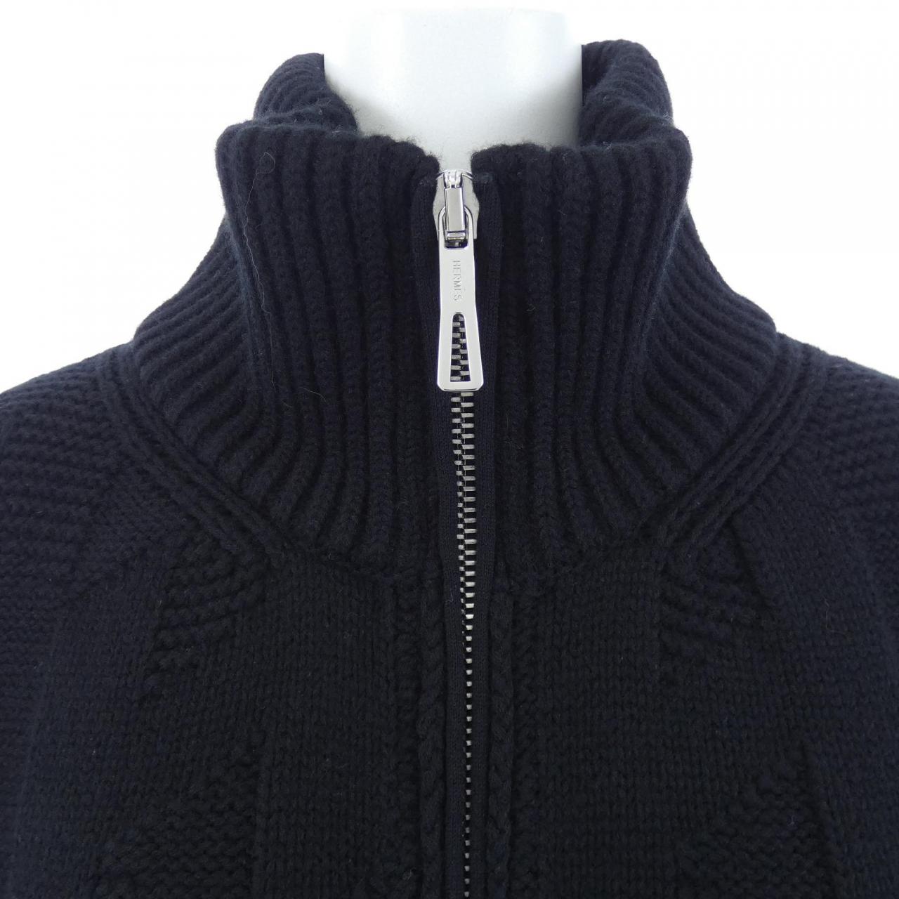 エルメス Hモチーフレザーブルゾン