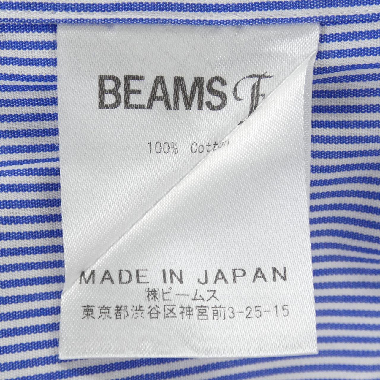 ビームスエフ ストライプシャツ