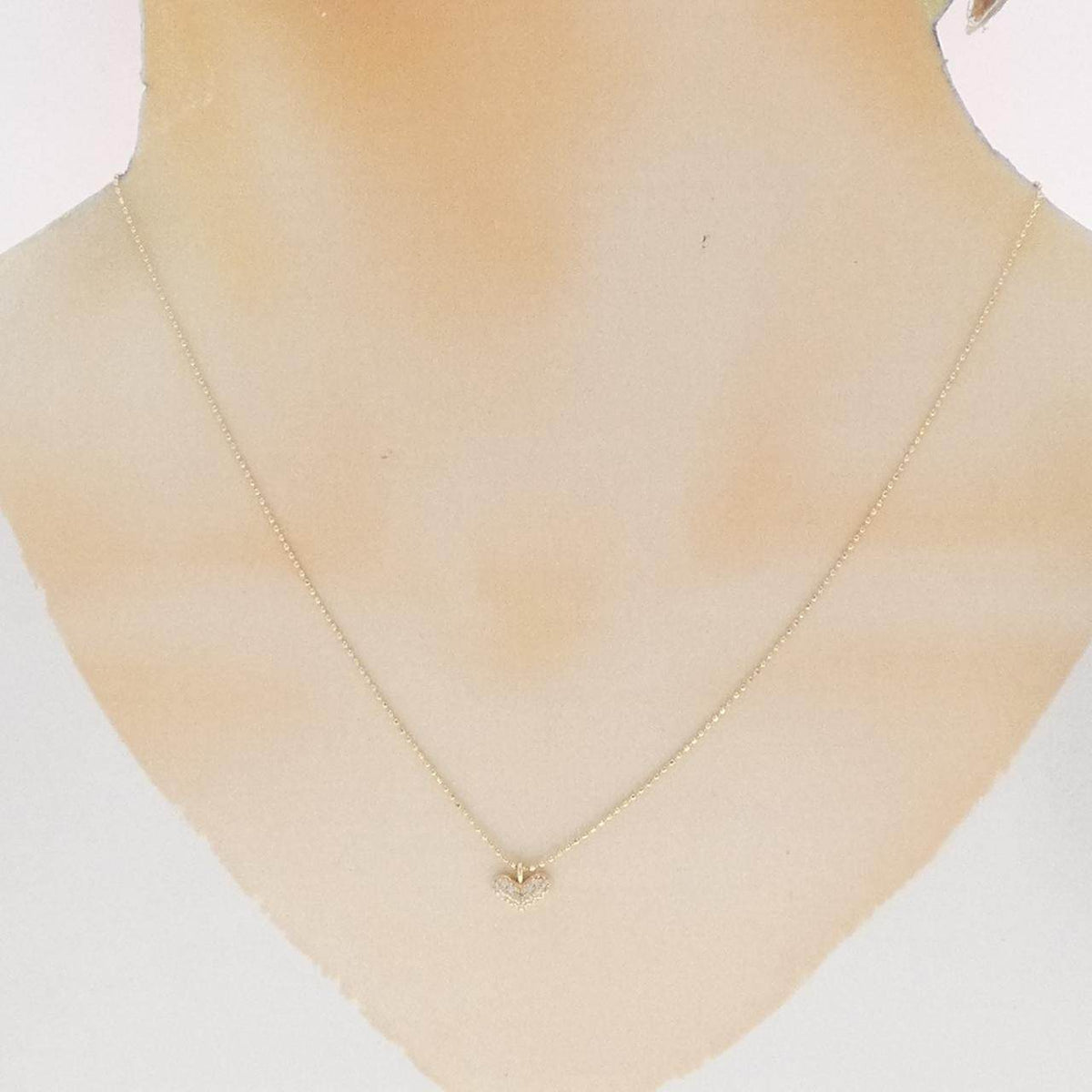 K10イエローゴールドダイヤモンドネックレス