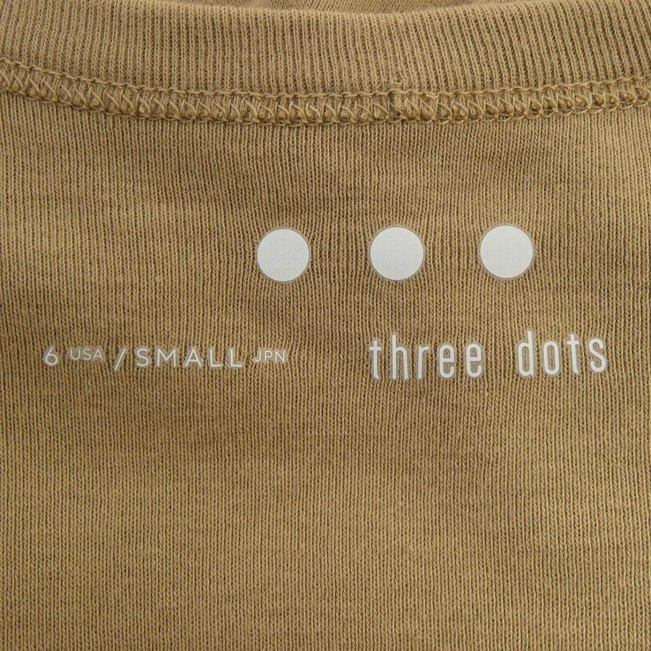 スリードッツ コットンTシャツ