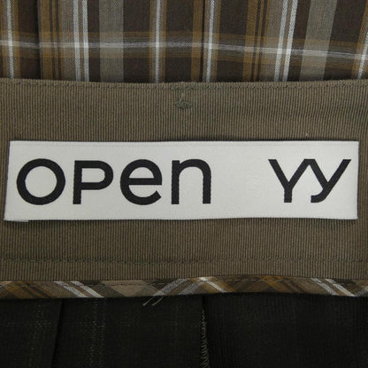 OPEN YY チェックスカート