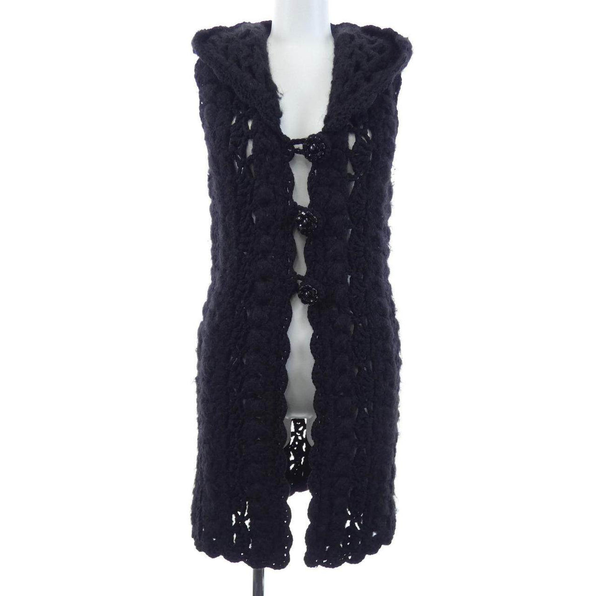 シャネル カシミヤ混ベスト
