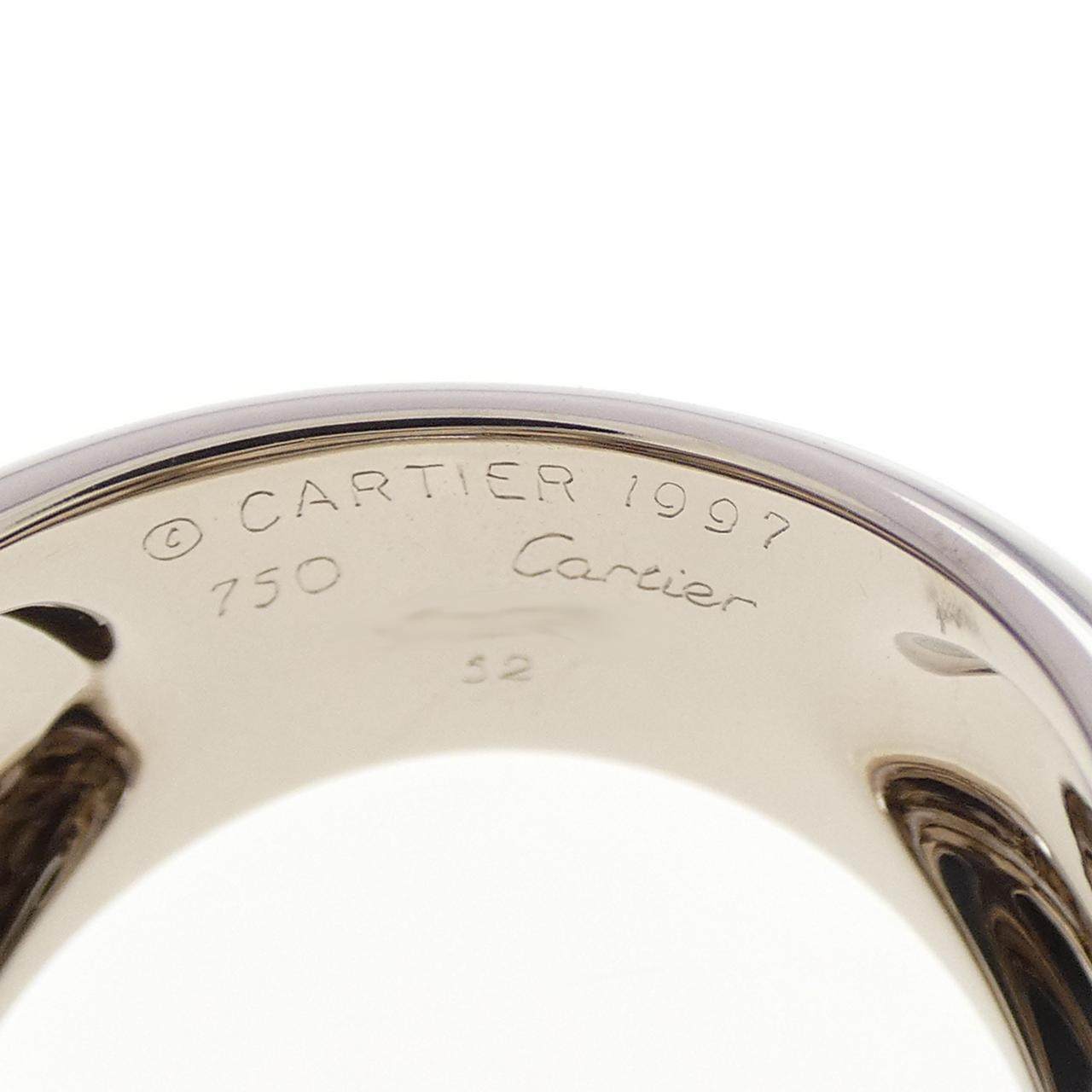 カルティエ ヌーベルバーグ 750ホワイトゴールド リング 12号