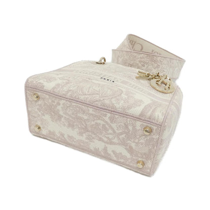 クリスチャンディオール TOILE DE JOUY レディ ディーライト ミディアム キャンバス バッグ