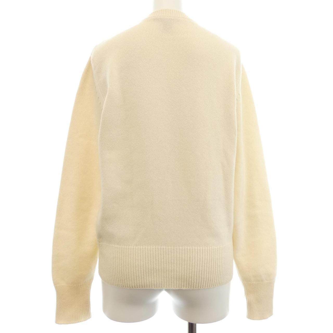 ルイヴィトン チェーンディテールパッチ カシミヤニット