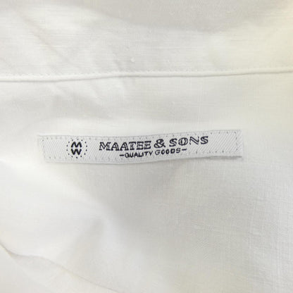 MAATEE&SONS シルク半袖シャツ