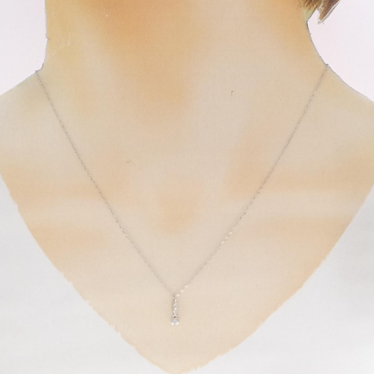 ヨンドシー Au750 ダイヤモンドネックレス