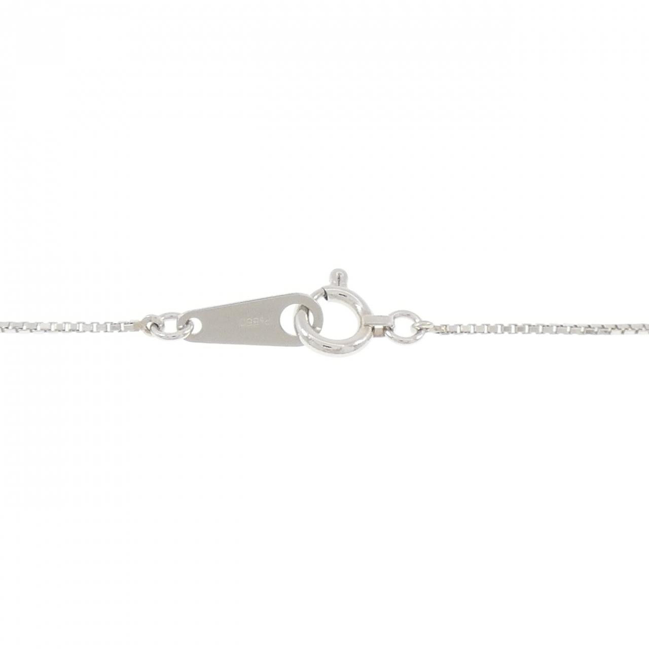 プラチナサファイアダイヤモンドネックレス