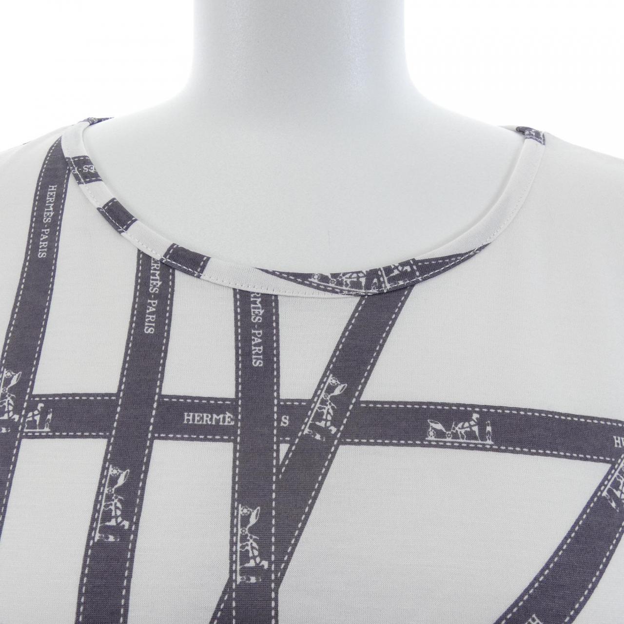 エルメス ボリュデュック コットン Tシャツ XL