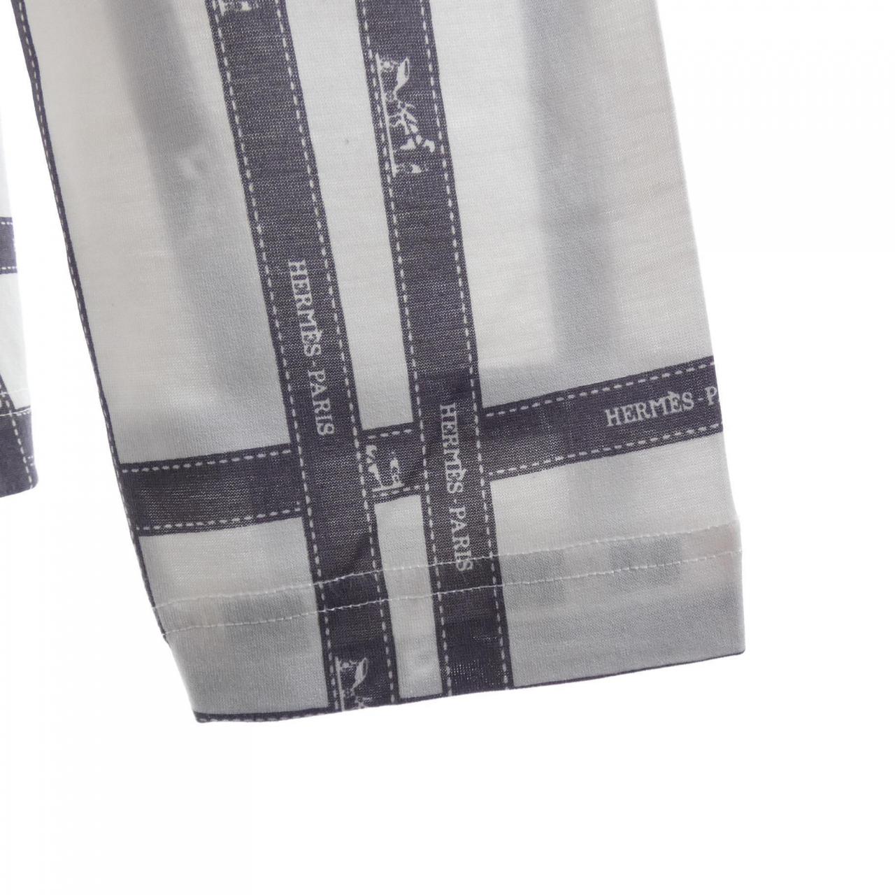 エルメス ボリュデュック コットン Tシャツ XL