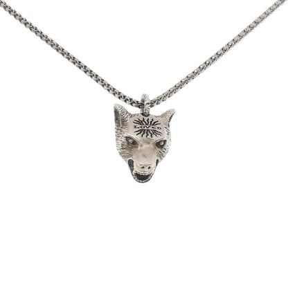 グッチ ウルフヘッド 925シルバー ネックレス