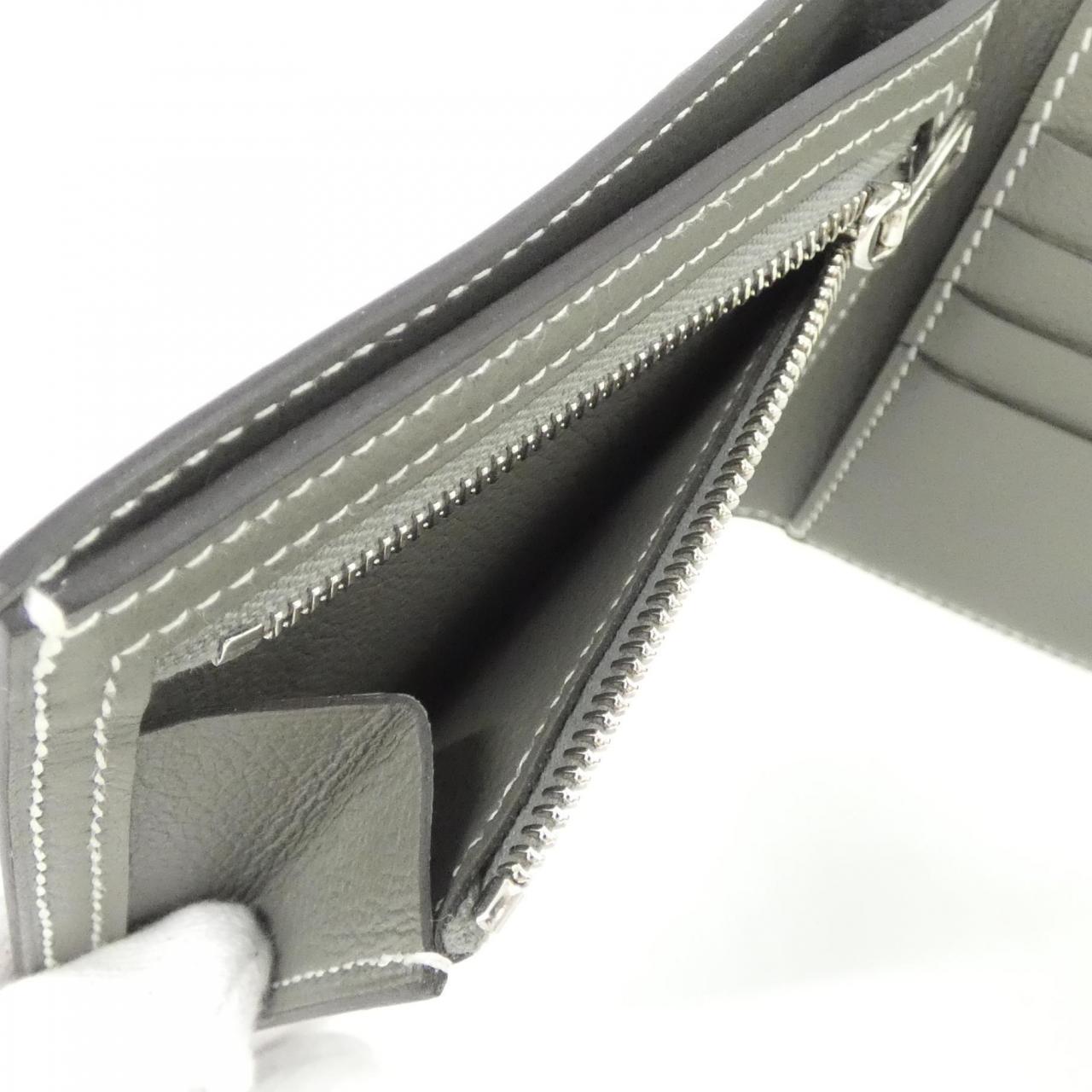 エルメス Hセリエコンパクト エヴァーカラー 二つ折り財布