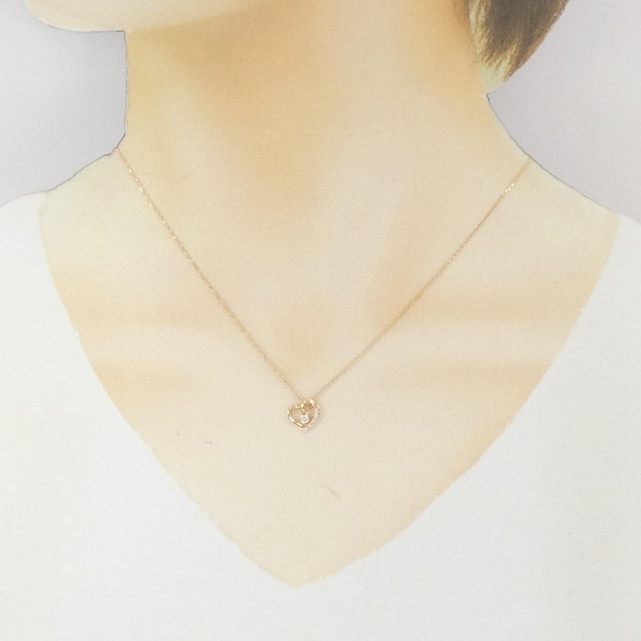 ヨンドシー Au750 ダイヤモンドネックレス
