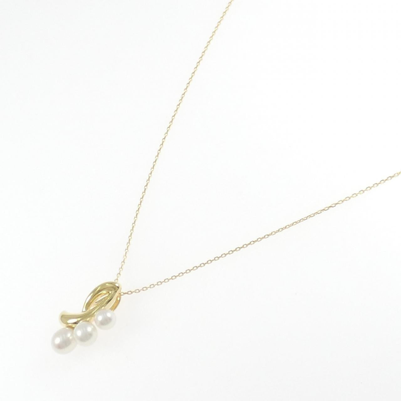 タサキ 淡水パール Au750 ネックレス
