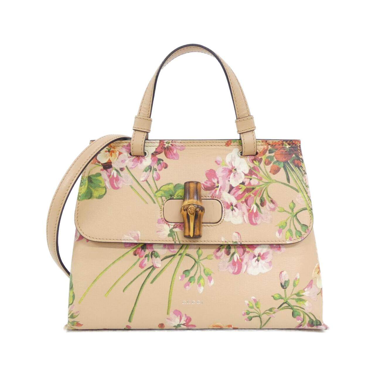 グッチ ブルームスプリントレザー ショルダーバッグ