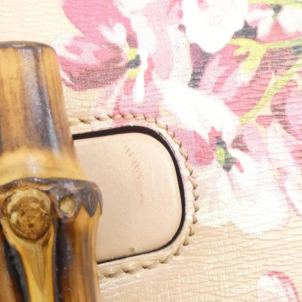 グッチ ブルームスプリントレザー ショルダーバッグ