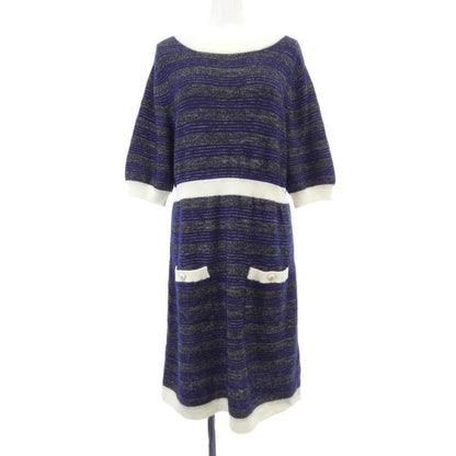 シャネル カシミヤ混 ワンピース