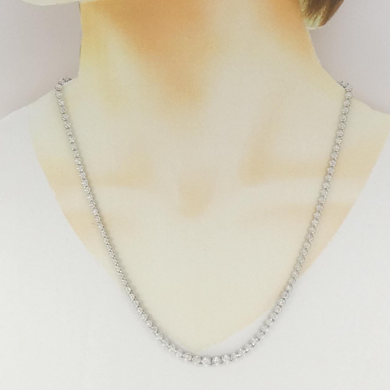 プラチナ850 ダイヤモンドネックレス