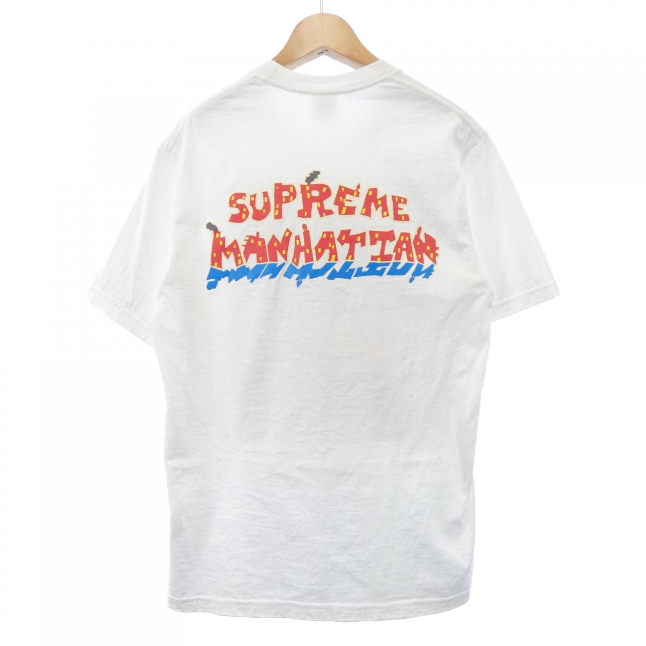 シュプリーム Manhattan Red Grooms コットンTシャツ
