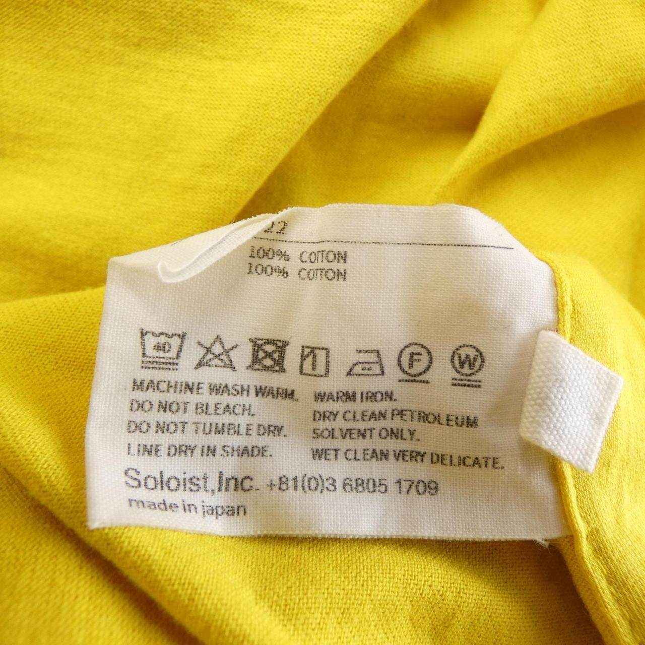 ソロイスト Tシャツ