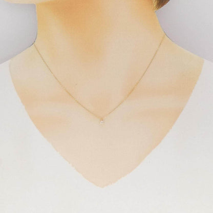 ヨンドシー Au750 ダイヤモンドネックレス