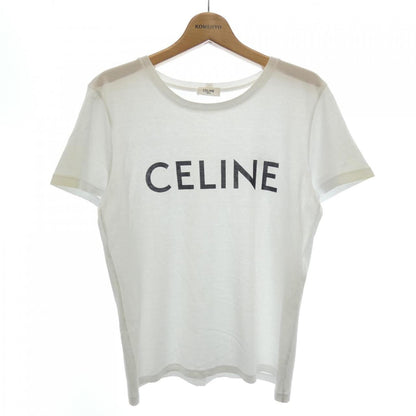 セリーヌ クラシックロゴ コットンTシャツ