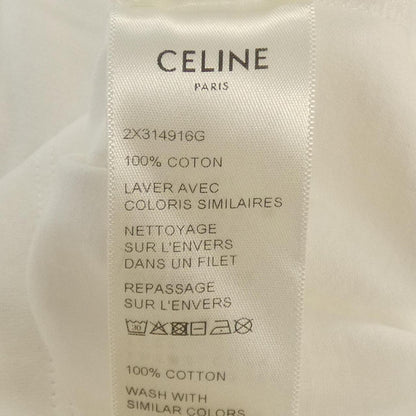 セリーヌ クラシックロゴ コットンTシャツ